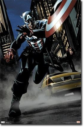 Captain America Comic Poster