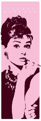 Audrey Hepburn Pink Door Poster