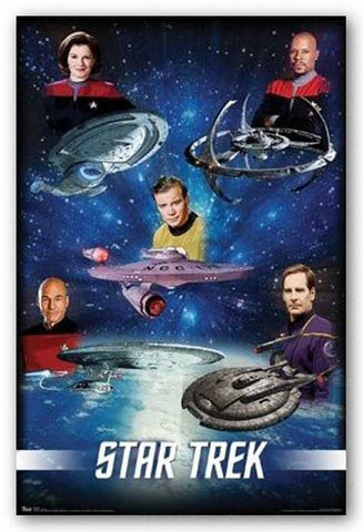 Star Trek - Capitains Poster