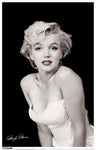Marilyn Monroe Red Lips Poster