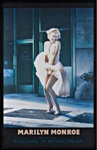 Marilyn Monroe Broken Dreams Poster