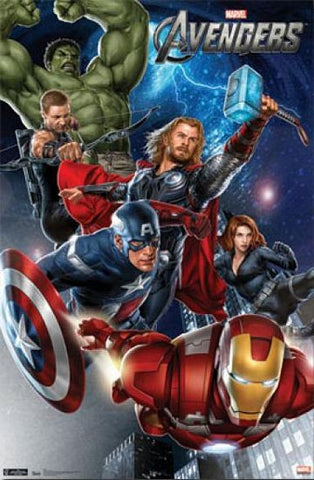 The Avengers Group Movie Poster
