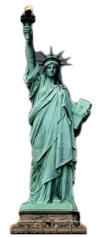 Statue of Liberty Cutout 373
