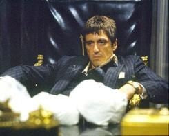 Al Pacino in Scarface Sunken in Chair