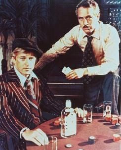 Paul Newman and Robert Redford in "The Sting"