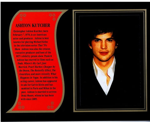 Ashton Kutcher commemorative