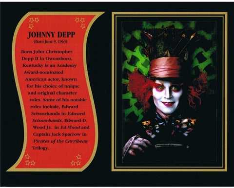 Johnny Depp commemorative
