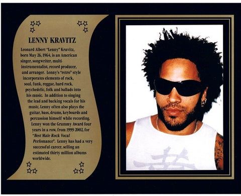 Lenny Kravitz commemorative