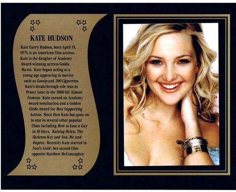 Kate Hudson commemorative
