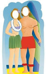 Surfboard Couple  'Place-Your-Face' Stand-In #558