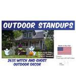 Witch and Ghosts Outdoor Cutout Decor *2635 Gallery Image