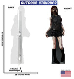 Zombie Woman Outdoor Cutout * 2680 Gallery Image