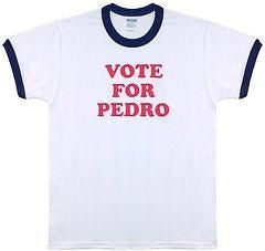 Vote for Pedro T-shirt Size Large