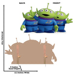 Aliens from the Disney, Pixar film Toy Story 4 Cardboard Cutout *2942 Gallery Image