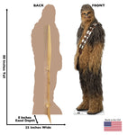 Chewbacca Cardboard Cutout from Star Wars IX *2974
