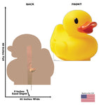 Rubber Duck Cardboard Cutout *3006