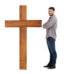 Christian cross Cardboard Cutout *3009