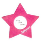 Plush Star Picture Frame -Pink