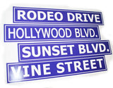 Hollywood Street Signs Package Gallery Image