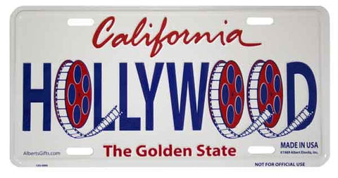 Hollywood Reels License Plate