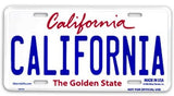 California License Plate Gallery Image