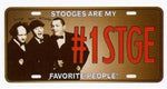 Three Stooges License Plate