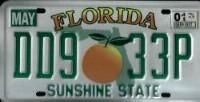 Florida Orange Plate (FL-103)