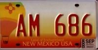 New Mexico Balloon Plate (NM-102)