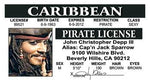 Johnny Depp Driver License