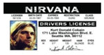 Kurt Cobain Driver License