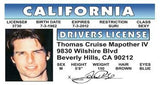 Tom Cruise Driver License Gallery Image
