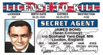 James Bond Sean Connery License to Kill