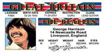George Harrison the Beatles License