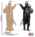 The Mandalorian with Child Life-size Cardboard Cutout #3437