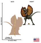 Dilophosaurus Jurassic World Dominion Life-size Cardboard Cutout #3783