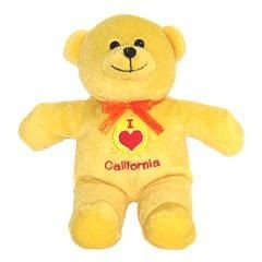 I Love California Teddy Bear