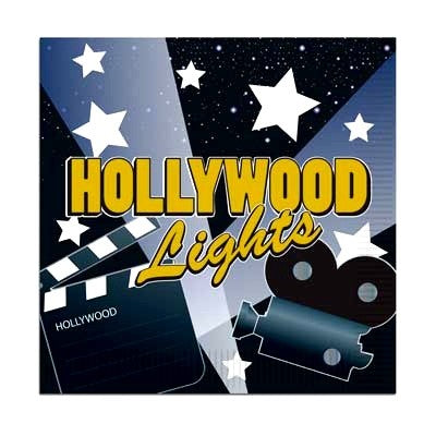 Hollywood lights Luncheon napkins