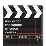 Director Cut Small Clapboard Paper Plates