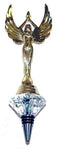 Small Lady Wings Trophy with Diamond style Bottle stopper