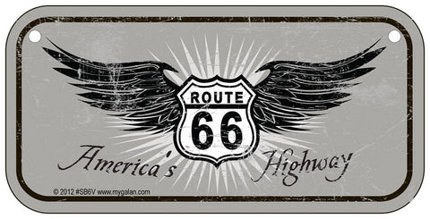 Route 66 America's Hwy Bike Tag