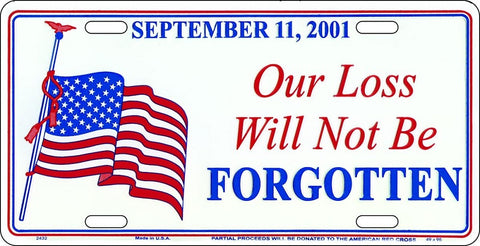 9-11  License Plate