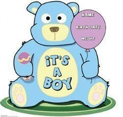 It's A Boy Teddy Bear