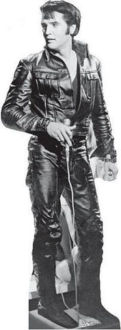 Elvis Presley Black Leather Lifesize cardboard cutout