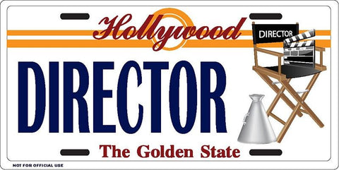 Director License Plate