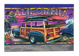 California surf Woodie Magnet Gallery Image