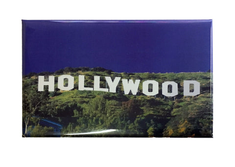 The famous Hollywood Sign Picture Magnet