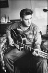 Elvis Playing Guitar Poster