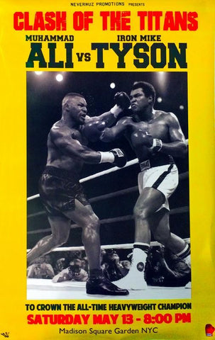 Tyson Vs Ali Poster