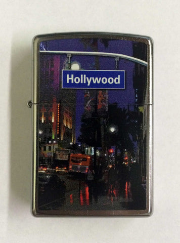 Hollywood Street Sign Zippo Lighter