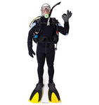 Scuba Diver Cardboard Cutout #1942